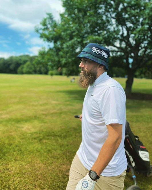 Bucket Hat blå/grön